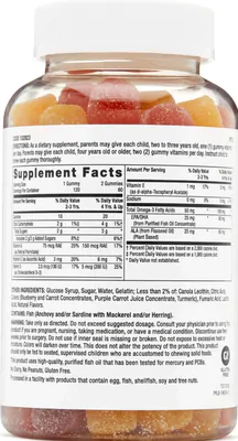 Multivitaminico Kids ,120 Gomas sabor frutas, GNC