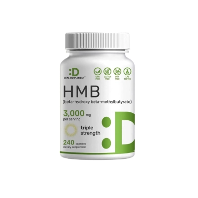 HMB, 3000Mg, Triple Strength, 240 Cápsulas, Deal Supplement