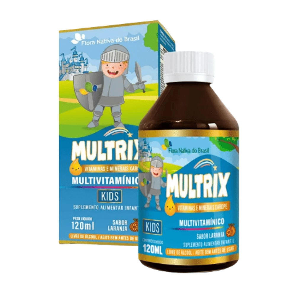 MULTRIX (Xarope Infantil com Vitaminas de A a Z) 120ml - Flora Nativa do Brasil