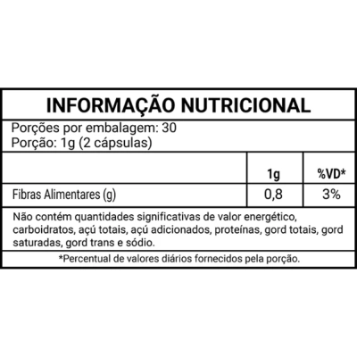 Psyllium, 60 Cápsulas, Flora Nativa Do Brasil