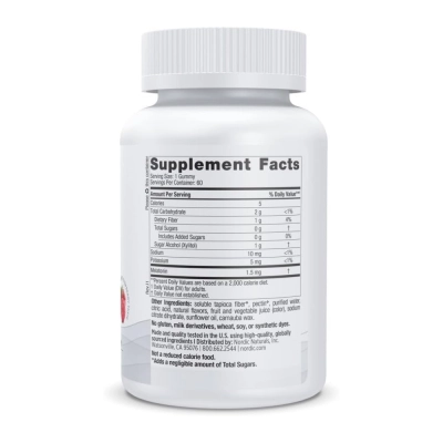 Melatonin Zero Sugar Gummies 1,5mg, Sono, Relaxamento e Bem-Estar, 60 Gummies, Nordic Naturals