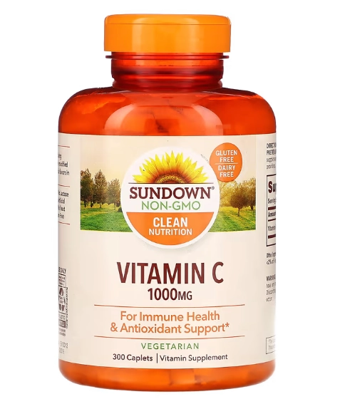 Vitamina C 1000mg, 300 Cápsulas, Sundown