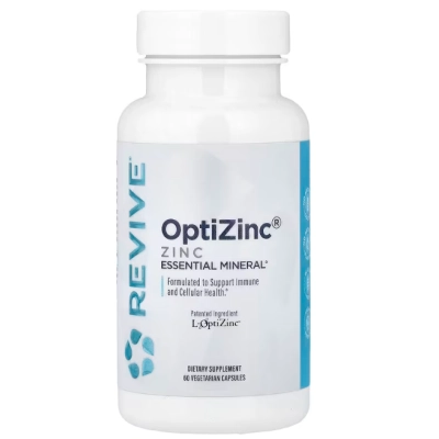 OptiZinc, Zinco Mono-L-Methionine 50mg, 60 Cápsulas, Revive