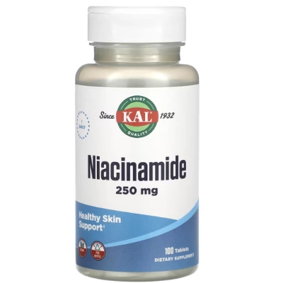 Niacinamida 250mg, 100 Comprimidos, KAL