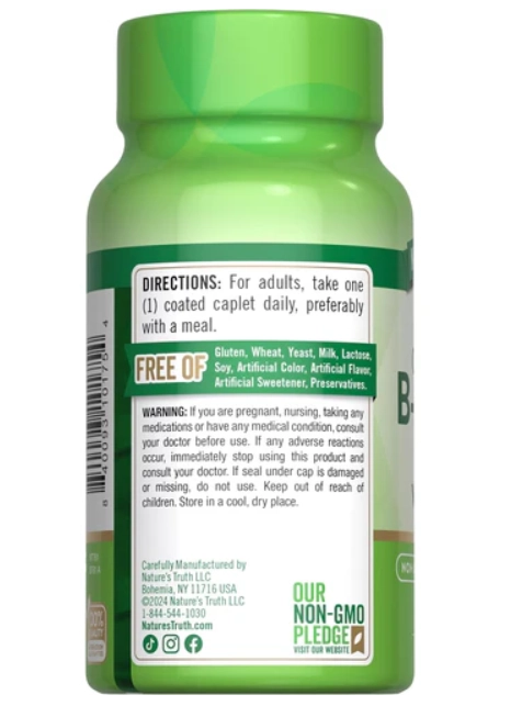 Complexo B com Vitamina C, 100 Cápsulas, Nature's Truth