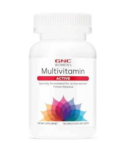 MultiVitamínico Women's Mega, Active, 90 Cápsulas, GNC