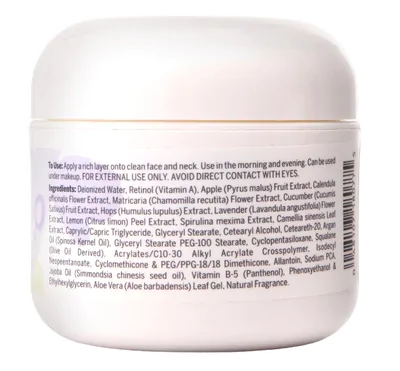 Retinol, Creme Facial com Vitamina A, 57g, Lucky Vitamin