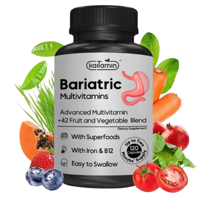 Suplemento Multivitamínico Com Ferro Bariátrico, 120 Cápsulas, Kaitamin 