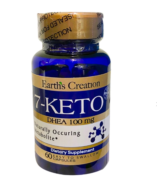 7-Keto 100mg, 60 Cápsulas, Earth's Creation