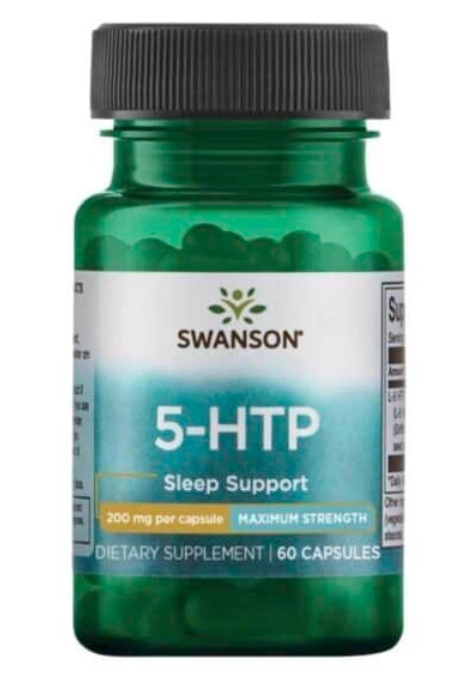 5-HTP 200mg, 60 Cápsulas, Swanson