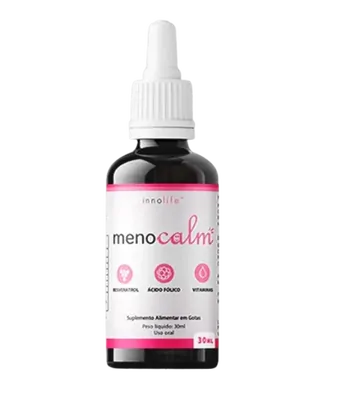 MenoCalm, Suplemento Natural Para Menopausa, 30ml, Inno Life