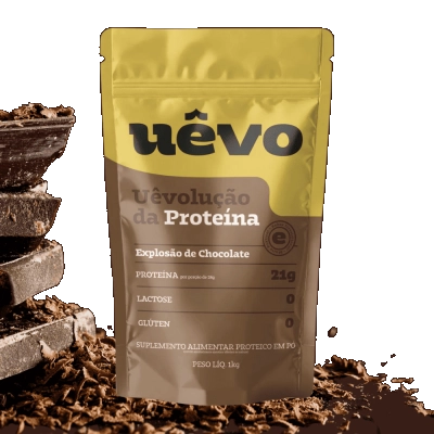 Suplemento Proteico Albumina 1kg, Sem Glúten, Com Sabores - Uêvo