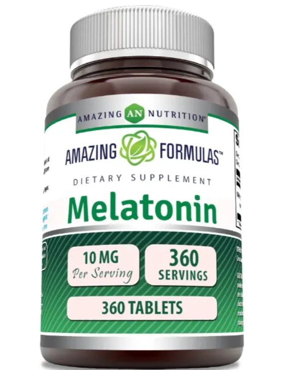 Melatonina 10mg,  360 Comprimidos, Amazing Formulas
