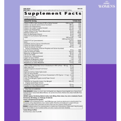 Multivitamínico Feminino, Energia e Metabolismo, 180  Cápsulas, GNC