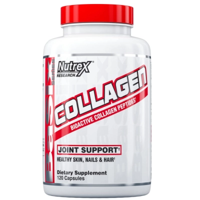 Collagen, Peptídeos de Colágeno Bioativos, 120 Cápsulas, Nutrex