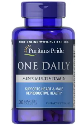 Multivitamínico diário para homens, 100 Cápsulas, Puritans Pride