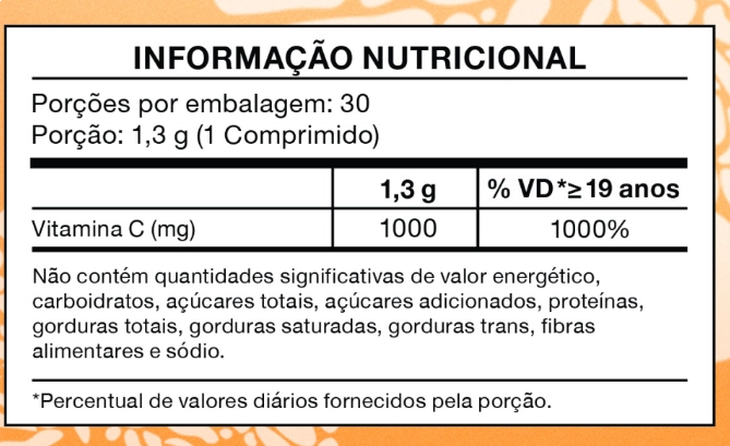 Vitamina C Vegan, 30 Comprimidos, Bioroots