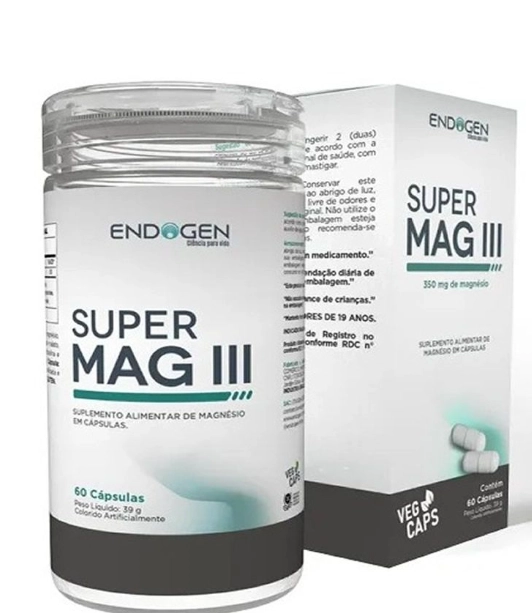 Super Mag III, 60 Cápsulas, Endogen