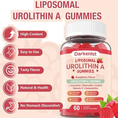 Liposomal Urolithin A, 3000Mg, 60 Gomas, Darkenlst