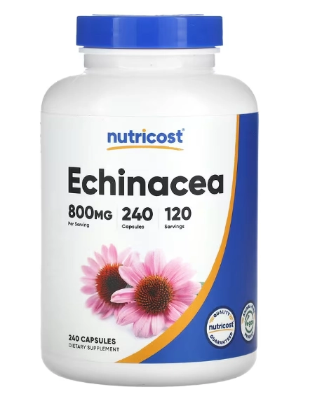 Echinacea 800mg, 240 Cápsulas, Nutricost