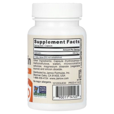 Quercetina Vegana, 500mg, 30 Cápsulas, Jarrow Formulas