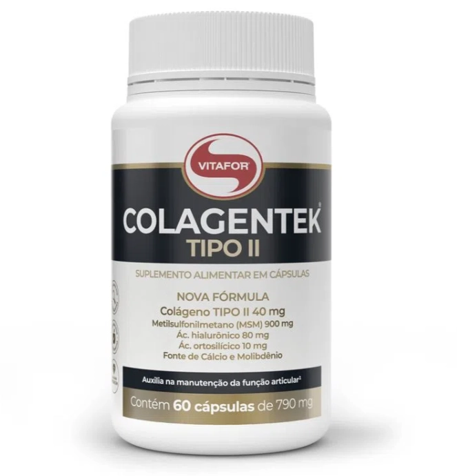 Colágeno Colagentek II, 60 Cápsulas, Vitafor
