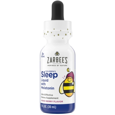 Melatonina Kids 1mg, 30ml Sabor Frutas Vermelhas, Zarbee's
