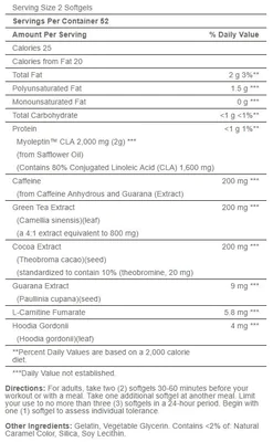 CLA Extreme 200mg, 104 cápsulas, Puritan's Pride