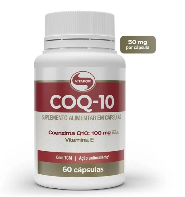 Coenzima CoQ10, 100mg, 60 Cápsulas, Vitafor