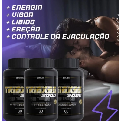 Tribulus Terrestris, Tribx 95 3000mg, 60 Cápsulas, Iron Tech