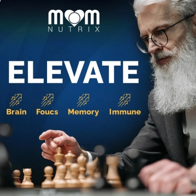 Liposomal NAD+ with Reseveratrol, 2000Mg, 120 Cápsulas, MOM NUTRIX