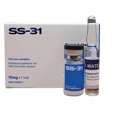 SS-31 (Elamipretida), 10mg, com Água Bacteriostática, Oxygen SS-31 (Elamipretida), 10mg, com Água Bacteriostática, Oxygen