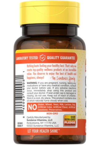 Óleo de Orégano, 1500mg, 60 Softgels, Sundance