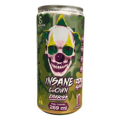 Pré Treino Insane Clown Energy 269ml - Demons Lab