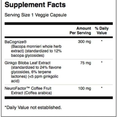 Pure Brainpower, Estimulante Cognitivo, 60 Cápsulas, Swanson