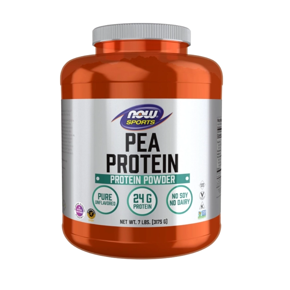 Pea Protein (Proteína de Ervilha, Pura) Sem Sabor, Vegano, Now