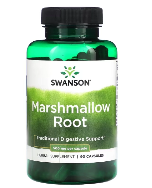 Raiz de Marshmallow 500mg, 90 Cápsulas, Swanson