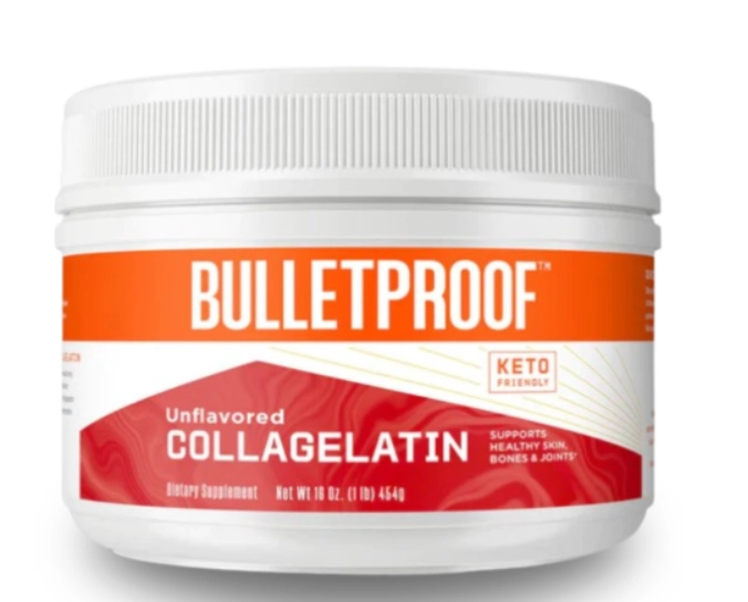CollaGelatin, Gelatina enriquecida com Proteína de Colágeno, 454g, Bulletproof