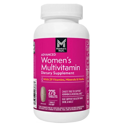 Multivitamínico Avançado para Mulheres, 275 Comprimidos, Member's Mark