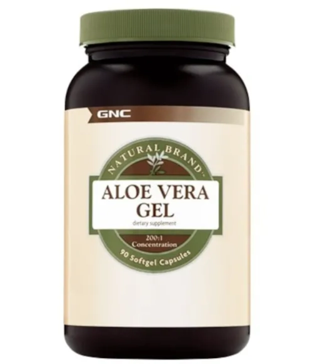 Aloe Vera Gel, Natural Brand, 90 Cápsulas, GNC