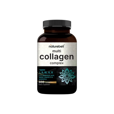Collagen complex, 2500mcg, 300 Cápsulas, Naturebell
