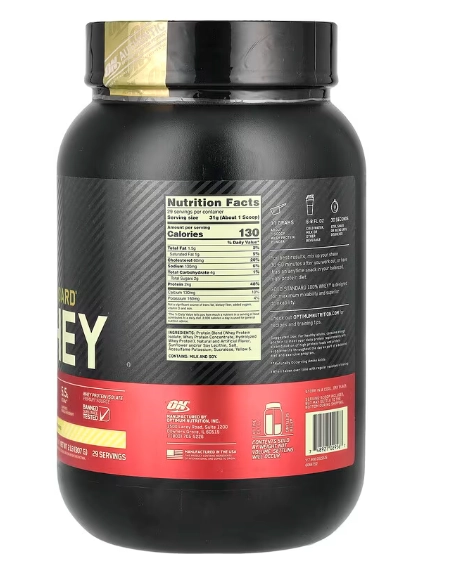 Whey 100% Gold Standard, Sabor Chocolate, 907g, Optimum Nutrition