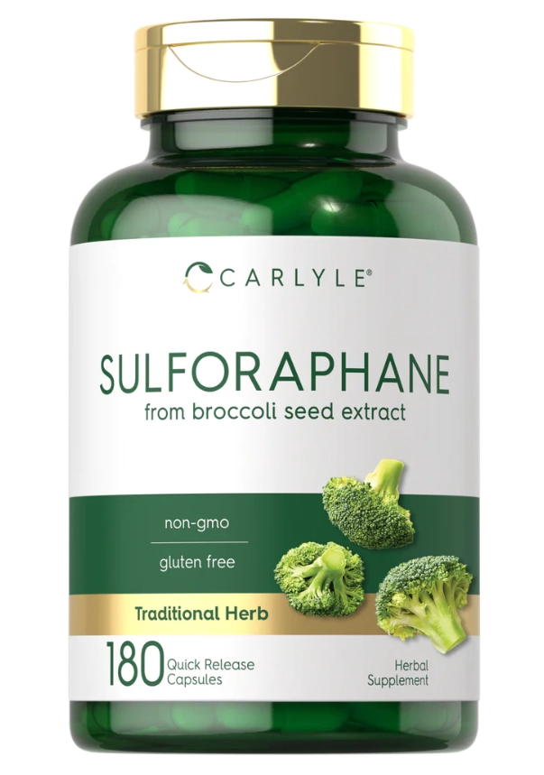 Sulforaphane, 400mcg, 180 Cápsulas, Carlyle