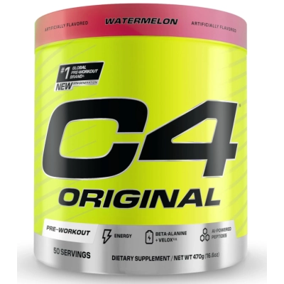 Pré-Treino C4 com Creatina, Beta-Alanina, Citrulina, Cafeína e Óxido Nítrico, Sabores, 50 Doses, Cellucor