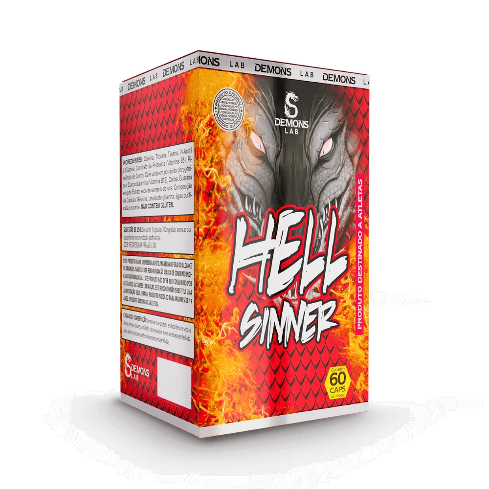 Hell Sinner Termogênico 60 Cápsulas - Demons Lab