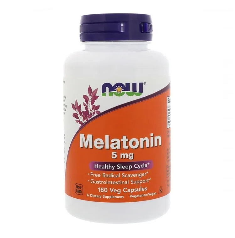 Melatonina, 5mg, 180 Cápsulas, Now