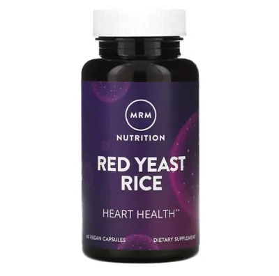 Arroz com Fermento Vermelho, Red Yeast Rice, 60 Cápsulas, MRM