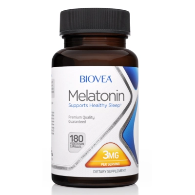Melatonina 3mg, 180 Cápsulas, Biovea