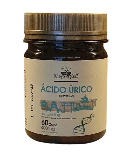 Ácido Úrico, 60 cápsulas,  Folhas e Raízes