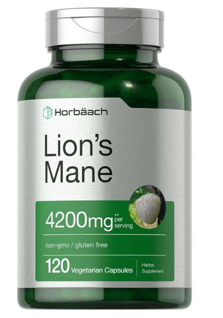 Lion's Mane, Juba de Leão, 4200mg, 120 Cápsulas, Horbaach